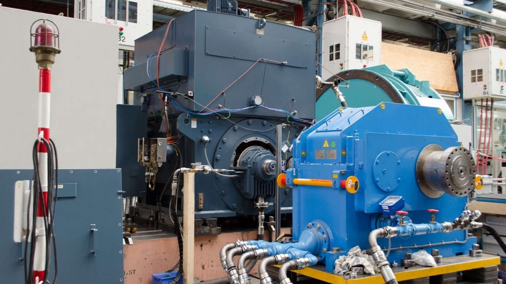 Machine testing at Innomotics Dynamowerk Machine testing at Innomotics Dynamowerk