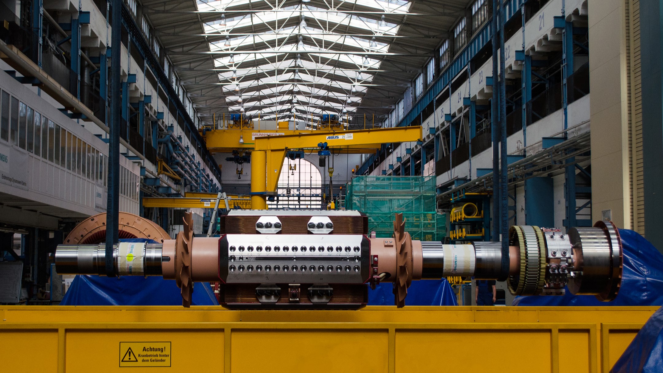 Balancing field at Dynamowerk Balancing field at Dynamowerk