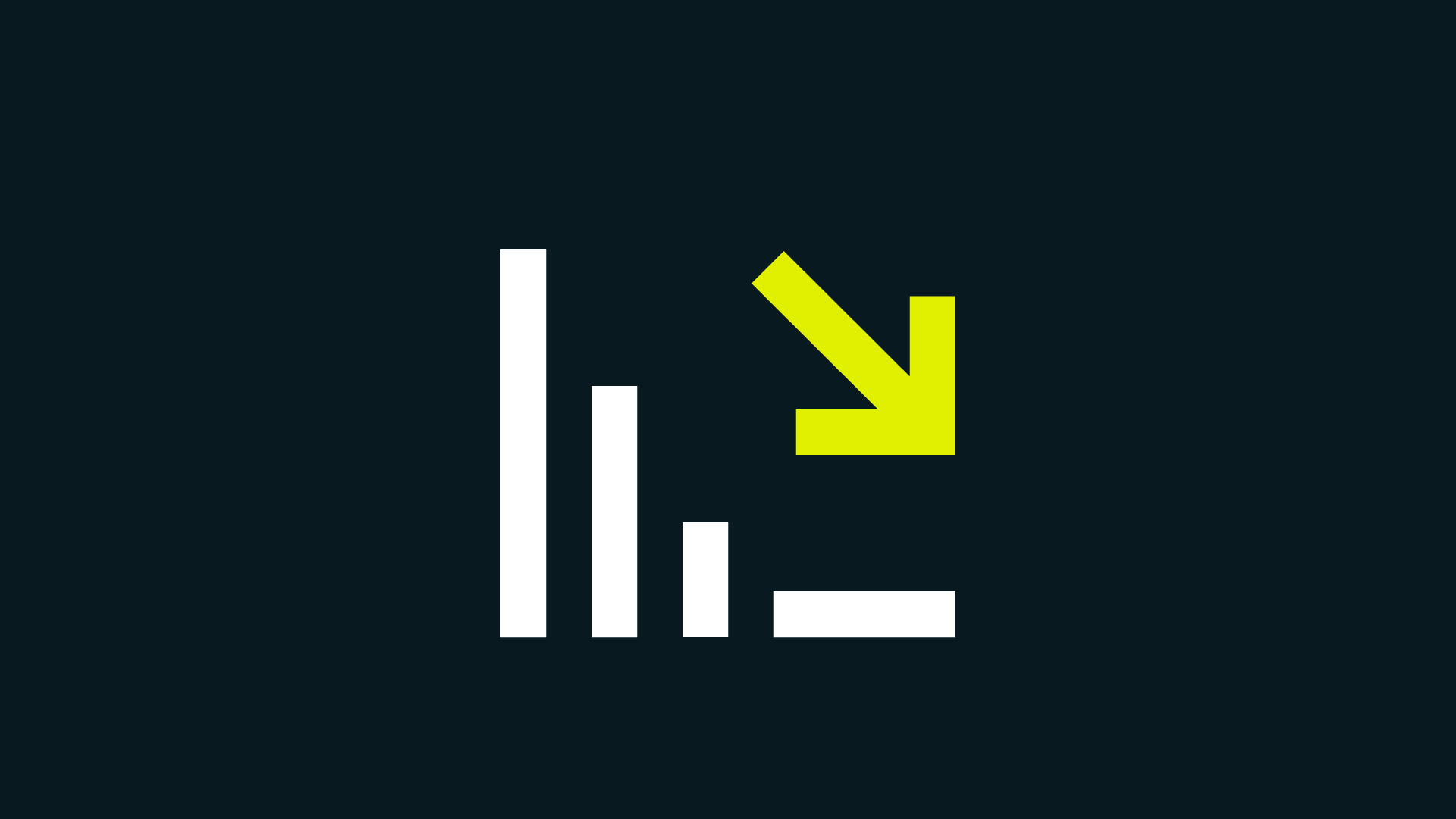 Decrease symbol Decrease symbol