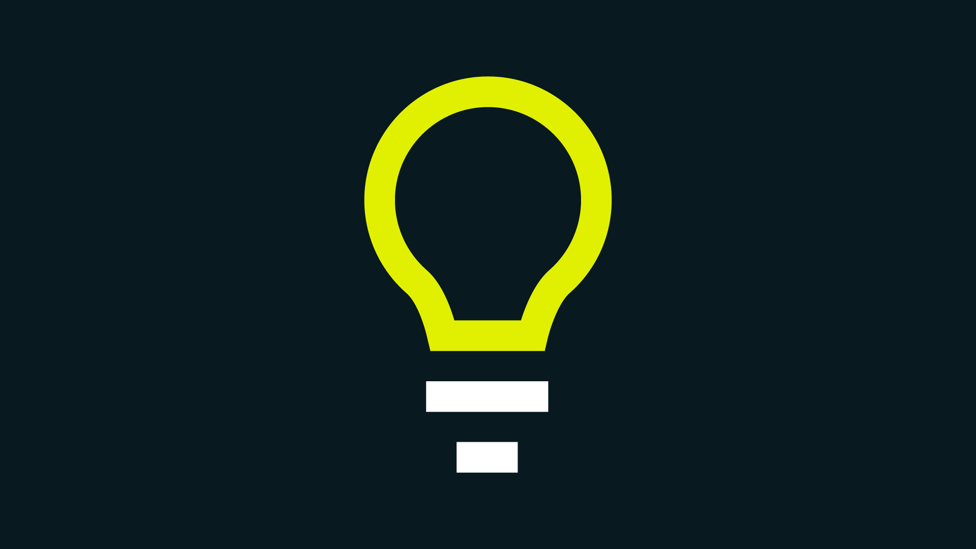 lightbulb symbol lightbulb symbol