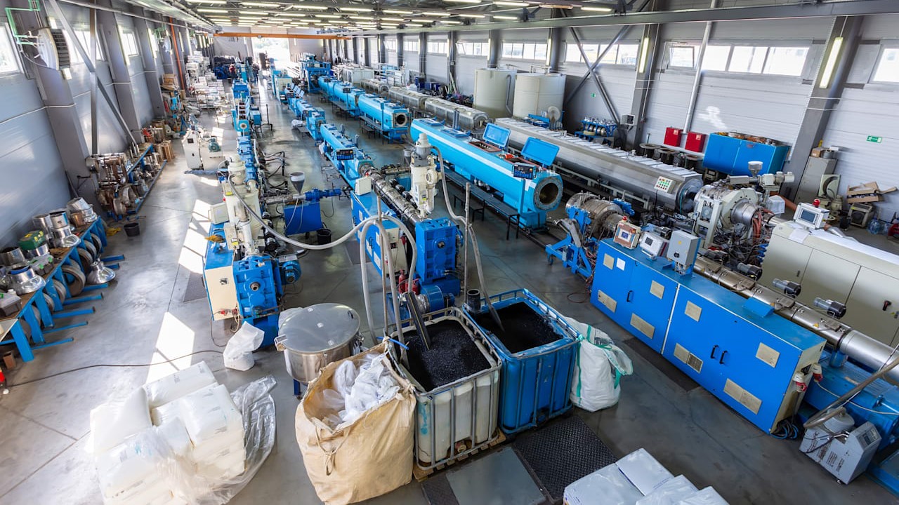 Pipe production plant Pipe production plant